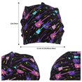 thumbnail image 4 of Fuzoiu Colorful Guitar Print Winter Beanie Hat for Men & Women,Warm Knit Cap,Women Windproof Watch Hat,Knit Warm Unisex Beanie, 4 of 7
