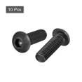 thumbnail image 3 of Unique Bargains M10x30mm Hex Socket Button Head Cap Bolts Screws Alloy Steel Black 10 Pack, 3 of 5