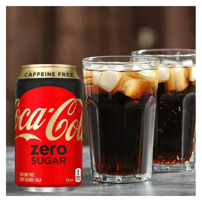 Coke Zero Caffeine Soda 12 oz Cans Bundled by WDNMD9418 (24 Pack