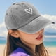 thumbnail image 5 of Gorra de béisbol para mujer con bordado de corazón: gorra de moda para niñas para deportes al aire libre,ajustable,bonita y casual, 5 of 6