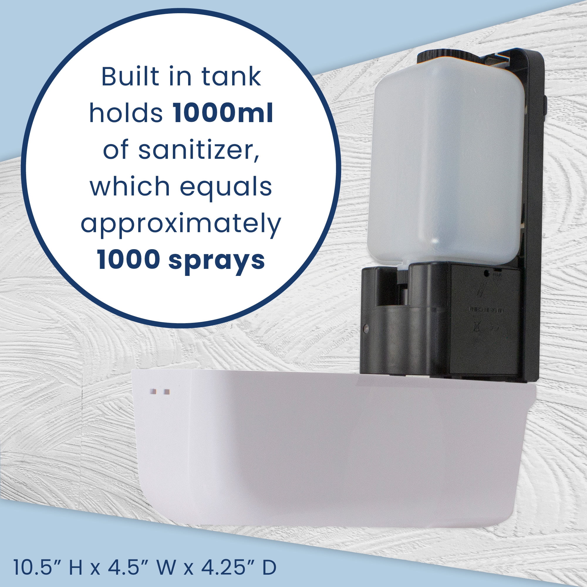 Northlight Automatic Hand Sanitizer/Liquid Soap Dispenser - 1000 ml Capacity