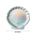 thumbnail image 3 of YiJuHui 30pcs Sea Themed Shell Dinner Plates | Premium Disposable Party Plates | Elegant Design for Birthday Celebrations & Outdoor Events | Eco-Friendly Paper Plates 23x23cm, 3 of 6