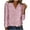 tops for women sequined-Pink, variant on Brilliant Womens Tops under $5 Tops for Women Elegant Sparkly Tee Blouses Cocktail Party Club Tops Womens Sexy V-Neck Solid Color Long Sleeve Casual Blouse Tops Blouse Gray XXL