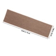 thumbnail image 2 of HINTRMENT 4Pcs Stair Brown Polyester Noise Reduction Steps Cushion for Stairs, 2 of 5