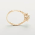 thumbnail image 4 of LBG British Made 10k Rose Gold Cubic Zirconia Womens Anniversary Ring - 33 size options - Size 5.5, 4 of 7
