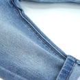 thumbnail image 3 of KIDSCOOL SPACE Infant Jeans,Baby Toddler Elastic Waist with D-ring Stretch Denim Pants,Light Blue,12-18 Months, 3 of 6