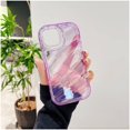 thumbnail image 1 of Funda De Teléfono Ondulado De Agua Suave Para iPhone 11 12 13 14 Pro Max 14 Plus Silicona De Parachoques De Caramelo Transparente, 1 of 4