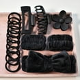 thumbnail image 5 of Unique Headband with Bowknot and Wristbands Hair Clip Set for Skincare Exercise, 5 of 15