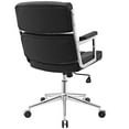 thumbnail image 4 of Modway Portray Highback Upholstered Vinyl Office Chair in Black, 4 of 5
