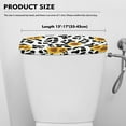thumbnail image 5 of ZIATUBLE Sunflower Toilet Tank Lid Covers Cow Print Toilet Lid Cover Dust Cover Universal Toilet Mat Protective Cover Pack of 2 Easy to Clean Toilet Bowl Tank Covers for Bathroom Home Decor, 5 of 5