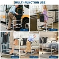 thumbnail image 2 of Bed Step Stool for High Bed for Elderly, Bed Rails with Adjustable Height Bed Step Stool, Bed Safety Rail Up to 450 Lbs with Handicap Grab Bars & LED Light for Fall Prevention for Bedside, Bathtub, 2 of 8