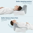 thumbnail image 3 of MOONORAH Memory Foam Wedge Pillow - Medium Firm Support - Gray, 3 of 8
