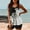 011 Multicolor, variant on Hvot&aat Women's Tankini Two Piece Swimsuits Modest Floral Printed Bathing Suits Blouson Tank Top with Boyshorts Swimwear