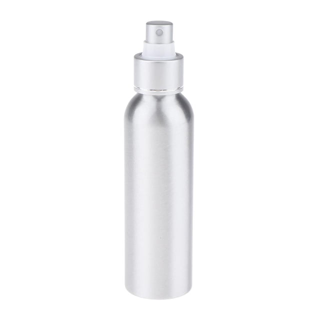 Botella pulverizadora vacía de aluminio reutilizable, botella pulverizadora, atomizador de pulverización, pulverizador de bomba 120ML