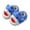 Blue, variant on Cute Girls' Fuzzy Slippers Lovely Anime Sharks Soft Warm Winter House Slippers with Flat Sole Anti-slide Safe Slip-on Slipper Indoor Winter Fashion Footwear