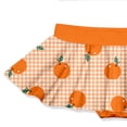 thumbnail image 3 of Millie Loves Lily Girls Orange Gingham Check 2-PC Ruffle Swimsuit,Big Girls,Size 6,2-PCS,UPF 50+, 3 of 6