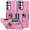 Pink, variant on HCTian Case for Galaxy S24 Ultra 5G/Samsung S24 Ultra SM-S928U Case, Heavy Duty Kickstand Holder Built-in Magnetic Car Mount Shockproof Camera Protective Phone Cover for Samsung Galaxy S24 Ultra