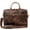 18" Brown, variant on Leather briefcase bag for men Leather Laptop Bags For Men and Women Travel Messenger Bag