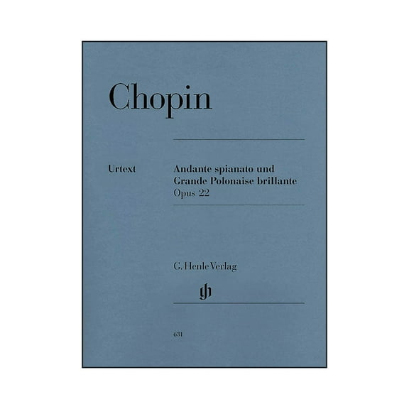 G. Henle Verlag Andante Spianato And Grande Polonaise Brillante E Flat Major Opus 22 By Chopin