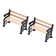 thumbnail image 1 of FUEENIRVA 2Pcs Bench Decor for Bedroom Arrangement Decor Rustic Design 1.97In, 1 of 7