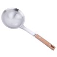 thumbnail image 4 of RENACLIPY Cooking Kitchen Serving Spoon Stainless Steel with Wooden Handle for Adults 1Set, 4 of 8
