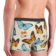 thumbnail image 5 of Balery Butterflies Men's Boxer Briefs, Soft and Breathable Cotton Underwear with nylon Waistband-Medium, 5 of 9