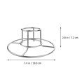 thumbnail image 2 of HLONK Support de Poulet Étagère Support Rôtissage Bière Vertical Canette Rôtissoirebarbecue Grille-Fesses le Grillé Acier Inoxydable Volaille, 2 of 6