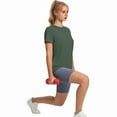 thumbnail image 4 of Ronuti Fall Winter Workout Tops for Women UPF 50+ Breathable Quick Dry Loose Fit T Shirt Outdoor Yoga Running Hiking Gym Tee Top, 4 of 7