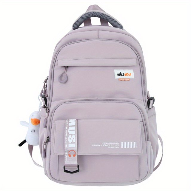 Mochila Kawaii Cute Preppy, Mochila Escolar Universitaria De Gran Capacidad, Mochila Informal Para Mujer Y Bolsa Para Computadora Portátil