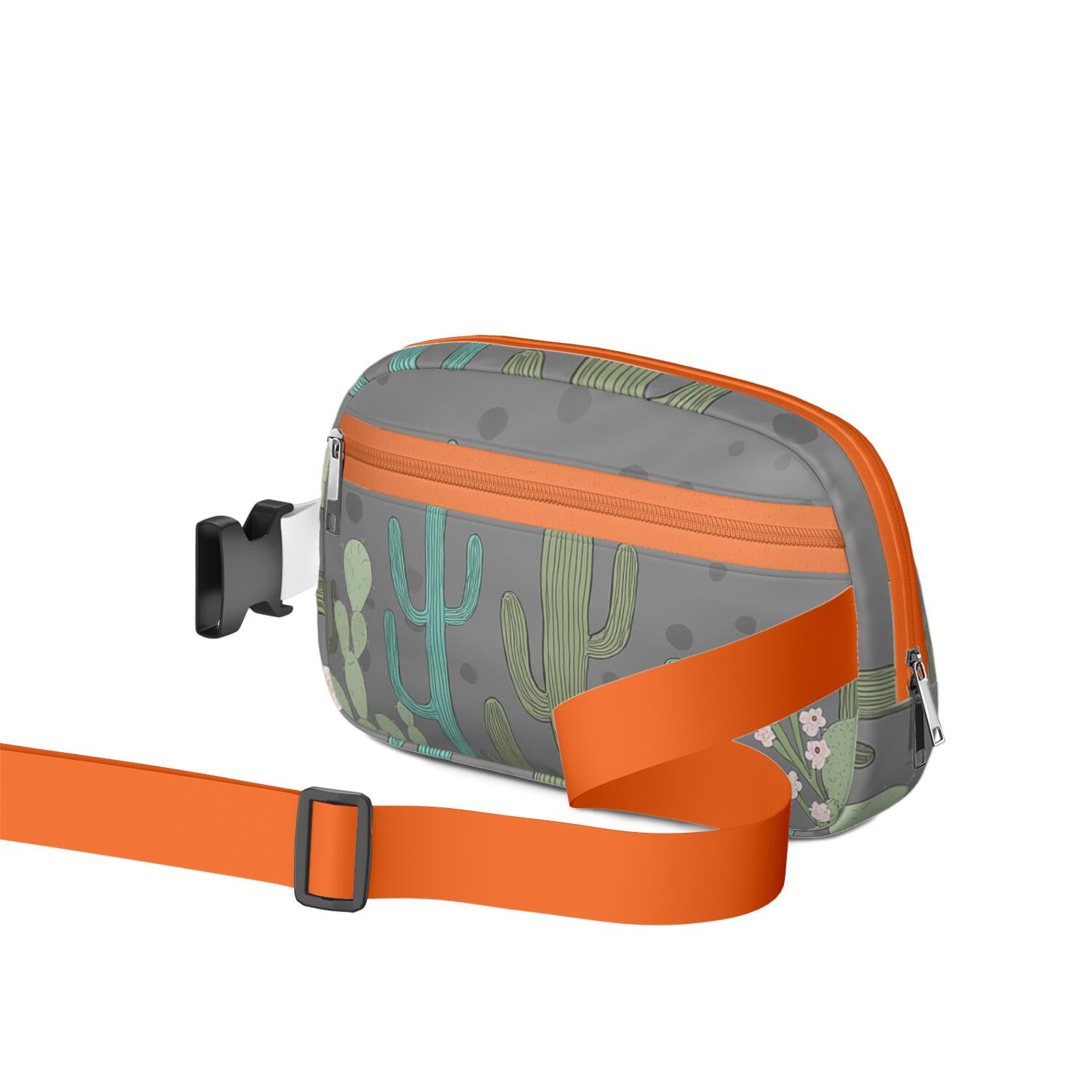 Waist Packs Bag Cactus Belt Bag Sporty Waist Pack for Women Casual Waist Packs with Adjustable Strap Waterproof Belt Bag for Daily Leisure Music Festival/Event