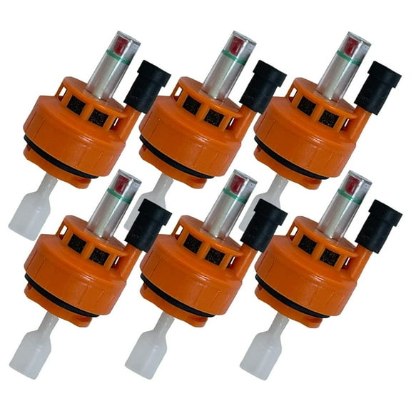 Battery Watering System with Water Level Monitors for Batteries with 1/4-Turn Bayonet Style Mounts.