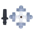 thumbnail image 3 of Fyydes 50Set 4 Outlet Sprayer Nozzle Misting Hanging Sprinkler Irrigation Accessory Gr, 3 of 8