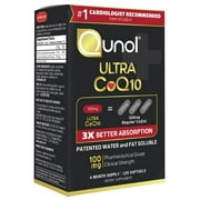 Qunol Ultra Coenzyme Q10 (CoQ10) 100mg Softgels, 120 ct.
