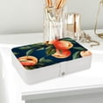 thumbnail image 6 of Peach PU Leather Jewelry Organizer Box with Removable Compartment and Portable Design for Necklace, Earring, and Jewelry Storage, 6 of 6