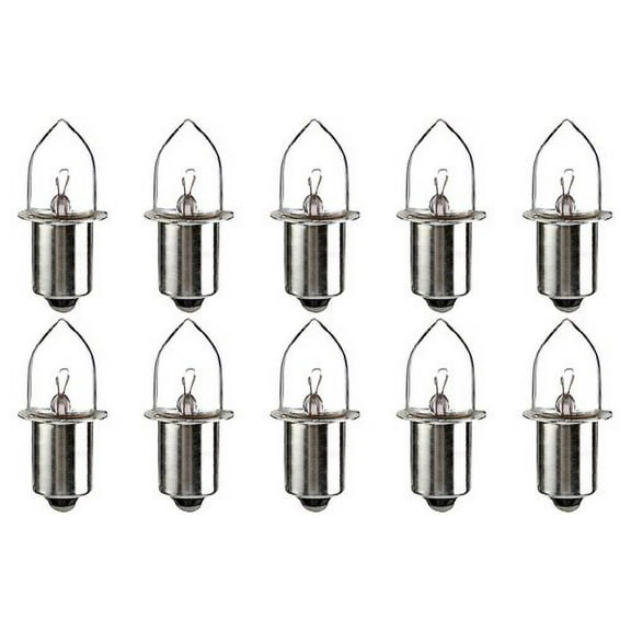 CEC Industries KPR130 Bulbs, 3.85 V, 1.9 W, P13.5s Base, B-3.5 shape (Box of 10)