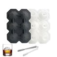thumbnail image 4 of QINXIN Silicone 6 Grid Diamond Ice Cube Mold With Covers Homemade Reusable Easy Release Ice Ball Maker, 4 of 7