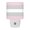 Pink gray, variant on Night Lights Plug into Wall, Haze Blue Grey Stripe LED Night Light with Dusk to Dawn Sensor, Modern Art Horizontal Striped Decorative Nightlight for Hallway Bathroom Kitchen