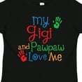 thumbnail image 4 of Inktastic My Gigi and Pawpaw Love Me Boys or Girls Toddler T-Shirt, 4 of 5