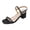 Black, variant on Vedolay Sandals for Women Casual Summer Women's Casual Strappy Low Wedges Zipper Summer Beach Sandals,Black 8
