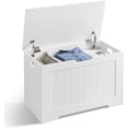 thumbnail image 1 of Coffre de Rangement Pouces de Largeur Banc de Rangement Banc d'Entrée avec Charnières Banc à Chaussures Style Ferme pour Entrée Chambre Salon, 1 of 8