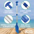 thumbnail image 5 of Telescoping Plastic Boat Paddle Collapsible Oar Kayak Jet Ski Tube Rafting and Miniature Mini Canoe Paddles Small Tubing Row and Safety Boat Accessories for Kids and Adults - 1Pk, 5 of 5