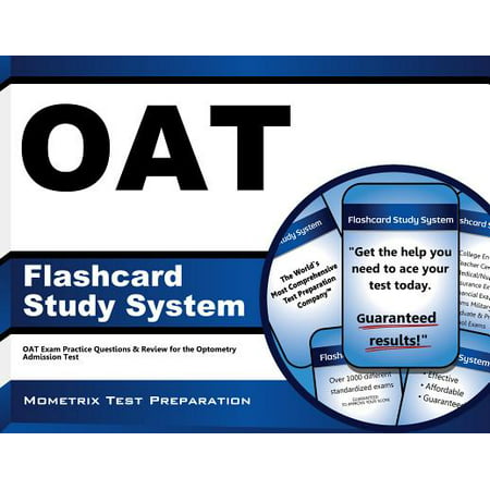 Oat Flashcard Study System : Oat Exam Practice Questions and Review for the Optometry Admission (Best Oat Study Materials)