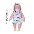 thumbnail image 6 of Christmas Doll Clothes Set - 12" Holiday Costumes for Reborn & Fashion Dolls (3+ Years), 6 of 6