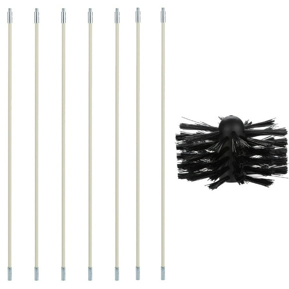 Yhmxh Bathroom Accessories Cleaning Tools Cleaning Brush Chimney Tube Inner Wall Cleaning Brush Dryer Tube Brush Can Bend New Products Cleaning brush