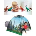 Dinosaur Theme Play Tent for Children Indoor Camping Fort with Tunnel