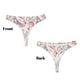 thumbnail image 3 of Balery Romantic Travel In Paris Tangas de Algodón para Mujer con Estampado – Ropa Interior Sexy, Transpirable, G-string-3X-Large, 3 of 6