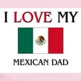 thumbnail image 2 of CafePress - I Love My Mexican Dad Infant Bodysuit - Baby Light Bodysuit, Size Newborn - 24 Months, 2 of 4