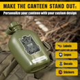 thumbnail image 4 of Botella de agua M-Tac Canteen 1L Olive - Tactical para exteriores, 4 of 7