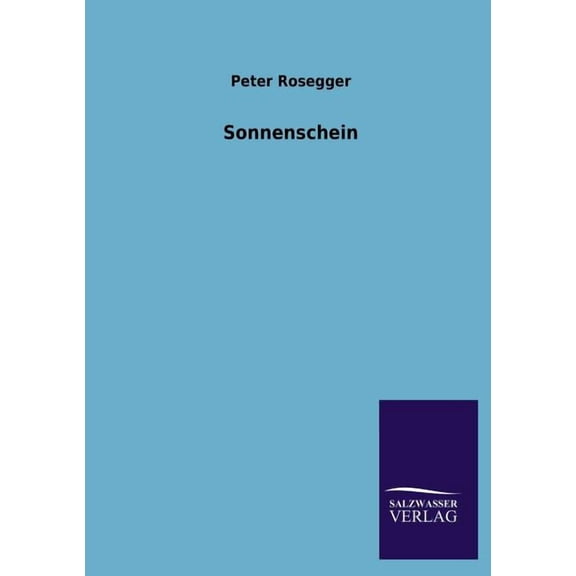 Sonnenschein (Paperback)