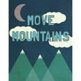 thumbnail image 3 of SD Graphics Studio 20x24 Black Modern Framed Museum Art Print Titled - Young Mountains II, 3 of 5